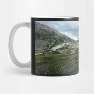 Granite Rock Formations on Greina High Plain (Ticino, Switzerland) Mug